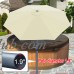 Strong Camel Patio Umbrella 10' with Tilt and Crank 8 Ribs Outdoor Garden Market Parasol Sunshade (Ecru)   570068207